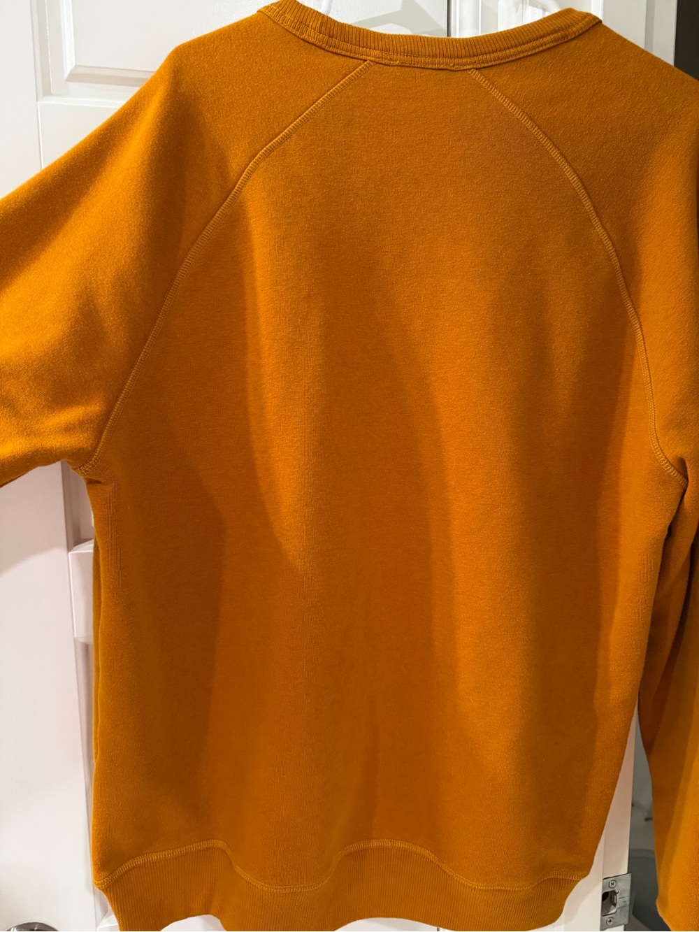 Crewneck Sweater in Warm Orange - Picture 4 of 4